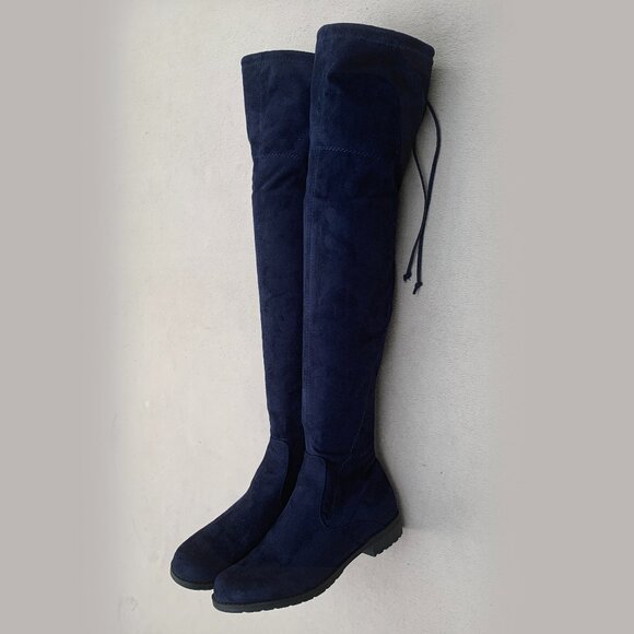 Unisa Unhuhvana Over-The-Knee Tie Back Sock Boot Sz 7.5 - Picture 2 of 14